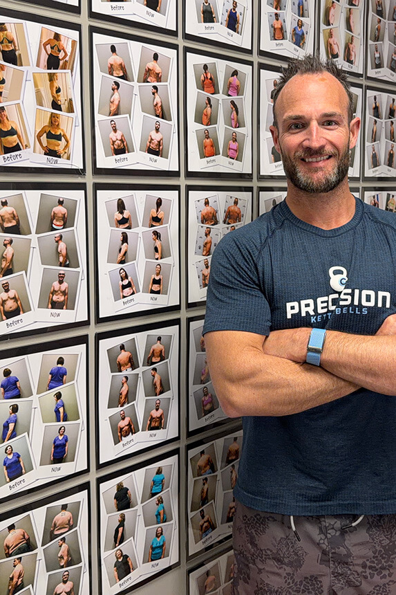 Coach Mike Barbato at Precision Kettlebells Malvern PA