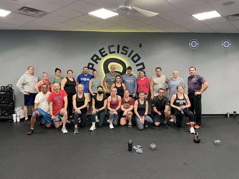 Precision Kettlebells community group photo in Malvern PA